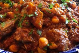 Goat, Chickpea and Apricot Tagine